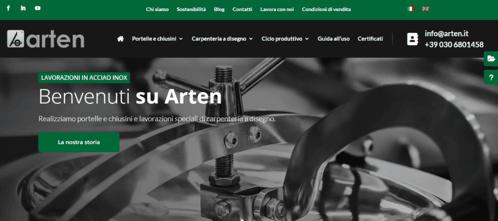 Arten - NUOVO SITO WEB