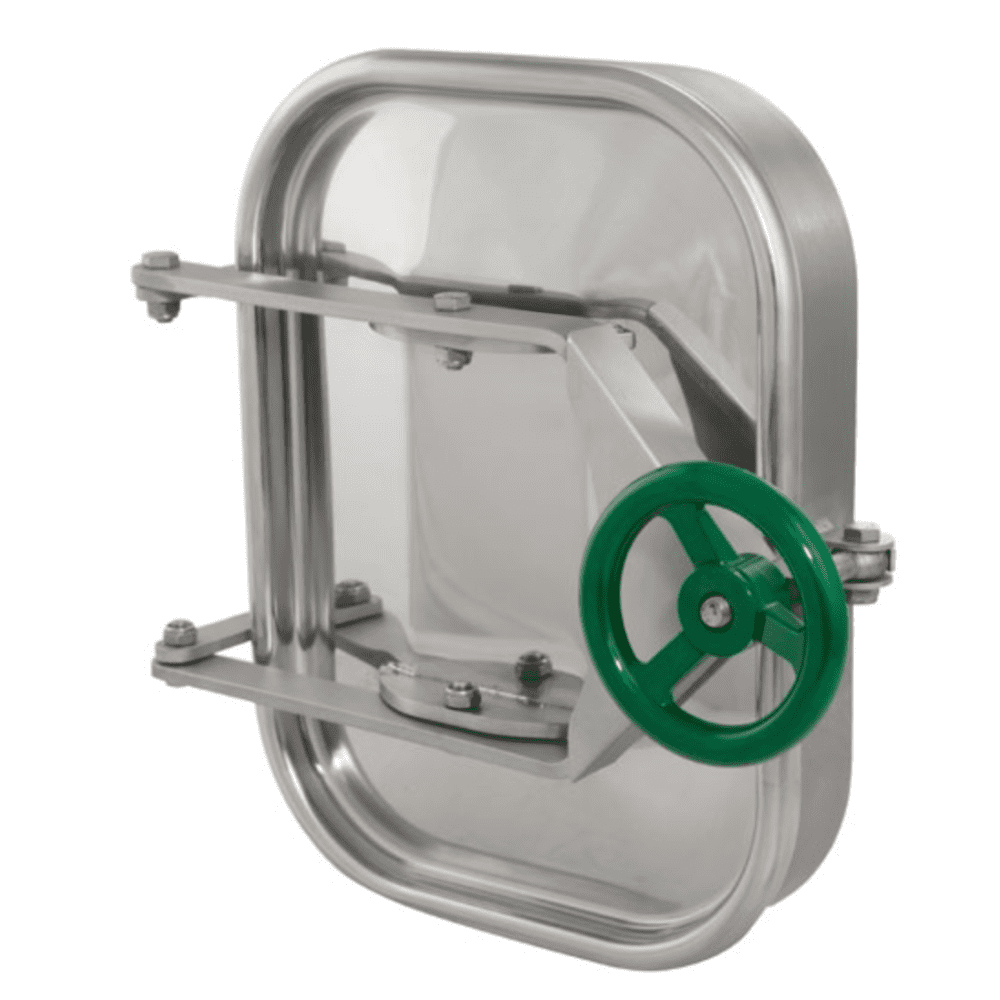 Porte rectangulaire, ouverture extérieure