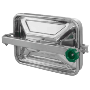 Rectangular manwaydoor, outward opening